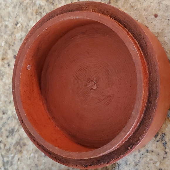 Hand carved wooden sleeping cat box - Picture 6 of 12